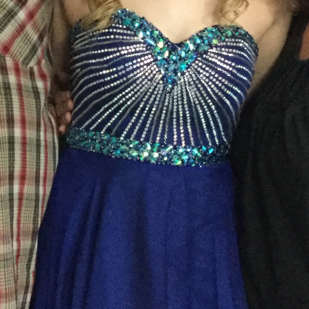 Royal Blue Prom Dress! - Picture 3 of 5